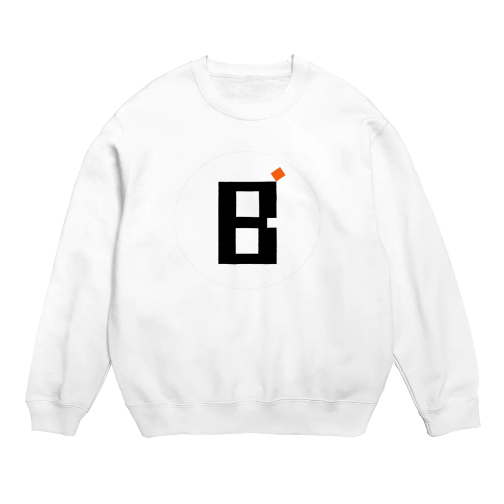 Tshirts-shopのBダッシュサロンロゴ Crew Neck Sweatshirt