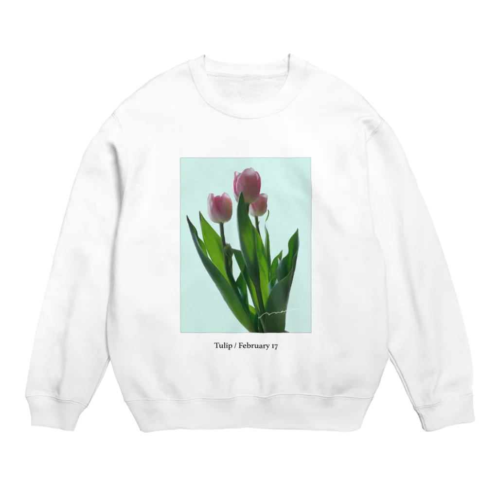 FUJIMARUのTulip / pink blue スウェット