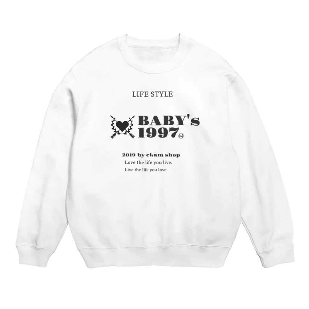 memetamの1997BABY's Crew Neck Sweatshirt