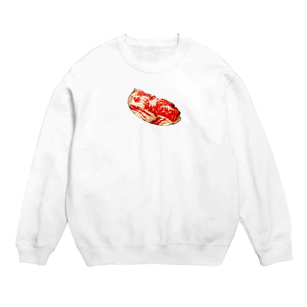 カキフライの29 肉  Crew Neck Sweatshirt