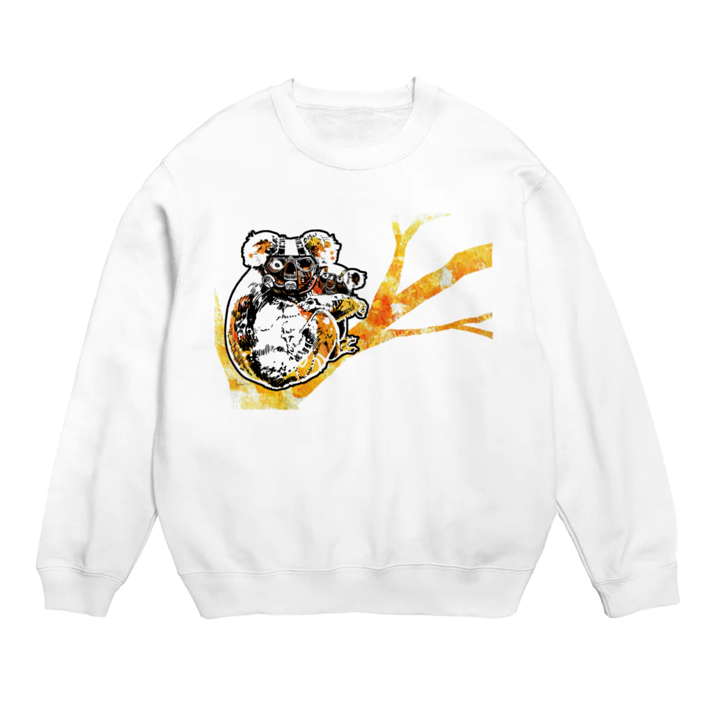 きゃべつくりーむのガスマスク　コアラ Crew Neck Sweatshirt