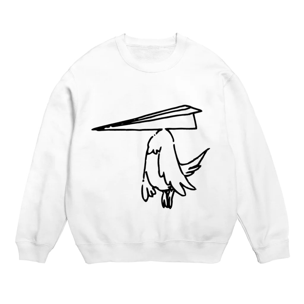 おおしまやすゆきのレターバード（Ａ） Crew Neck Sweatshirt