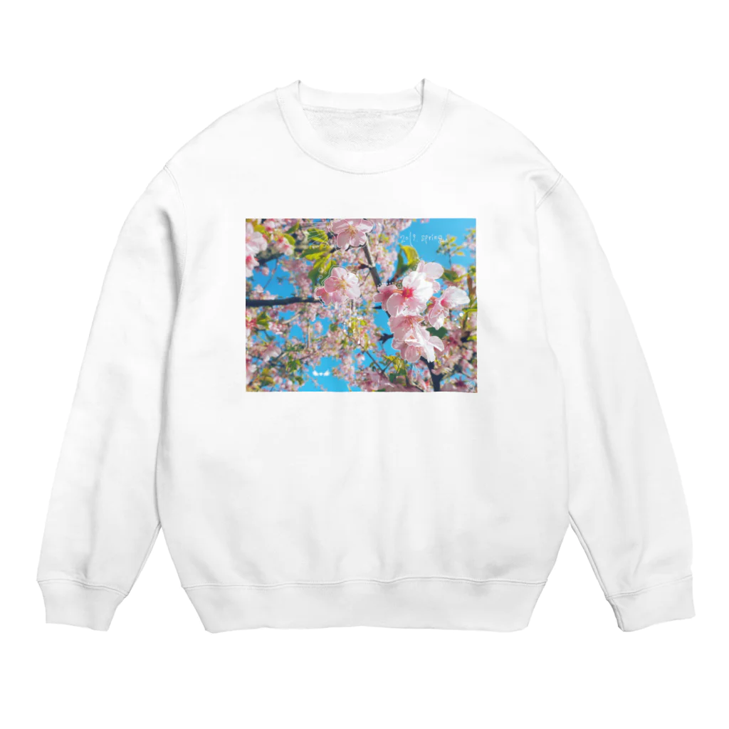 rumaruの葉桜 Crew Neck Sweatshirt