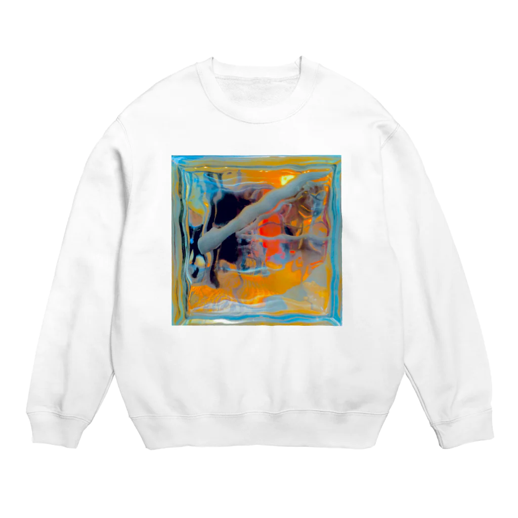 33GaMaのyellow pool Crew Neck Sweatshirt