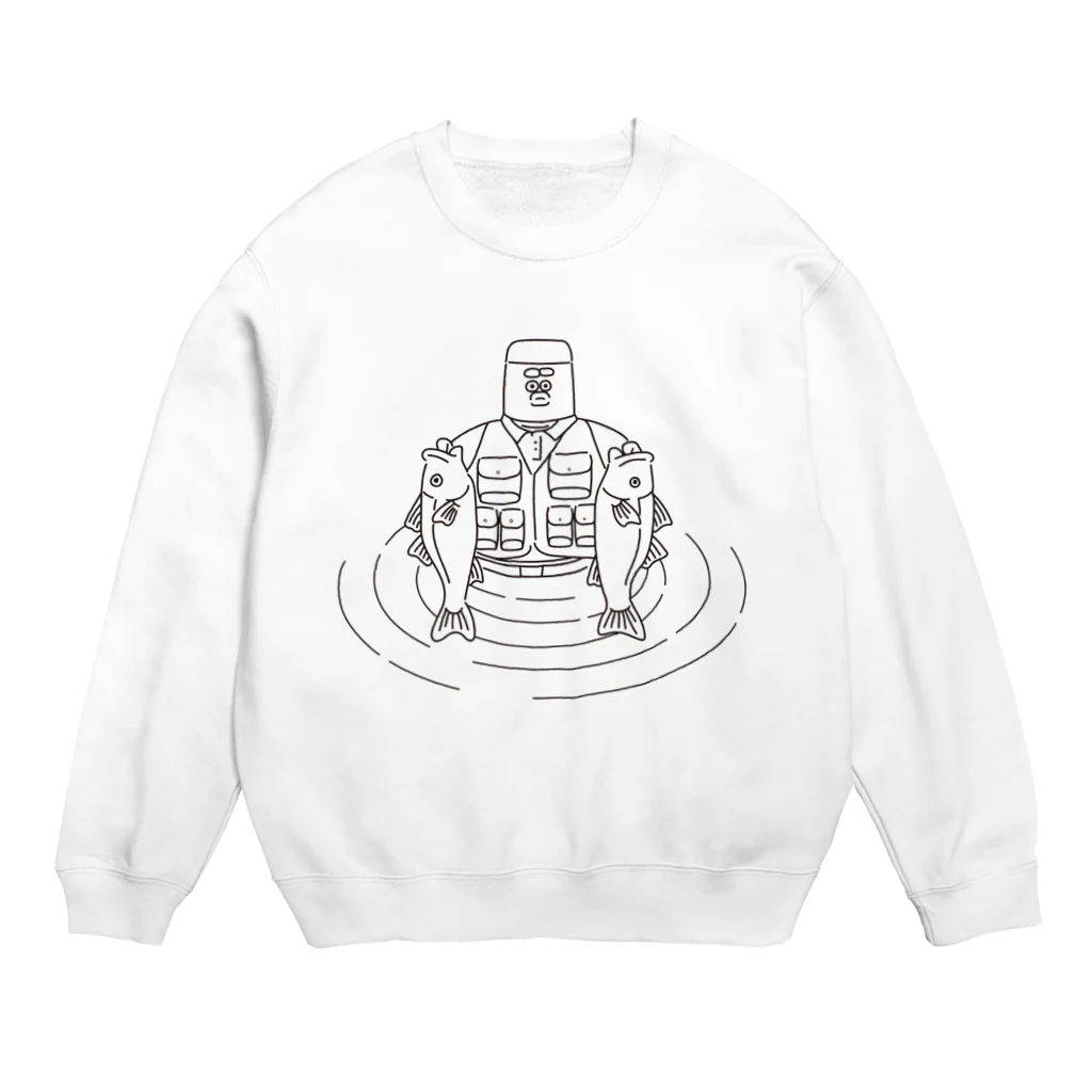 TOKYO.I.S / 東京国際商店の釣り人１(黒) Crew Neck Sweatshirt