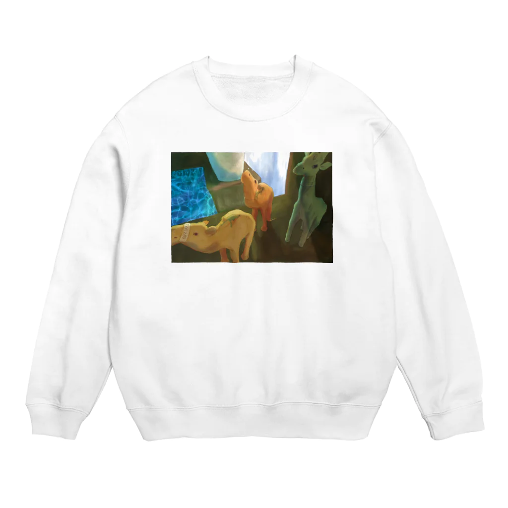 あいん。 / ain.のどこかへ。 Crew Neck Sweatshirt