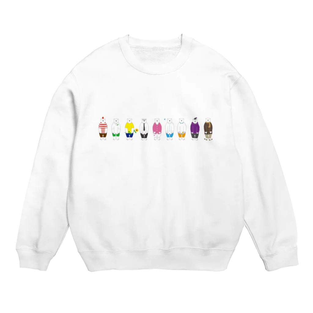 チヒロの着せ替えシロクマ Crew Neck Sweatshirt