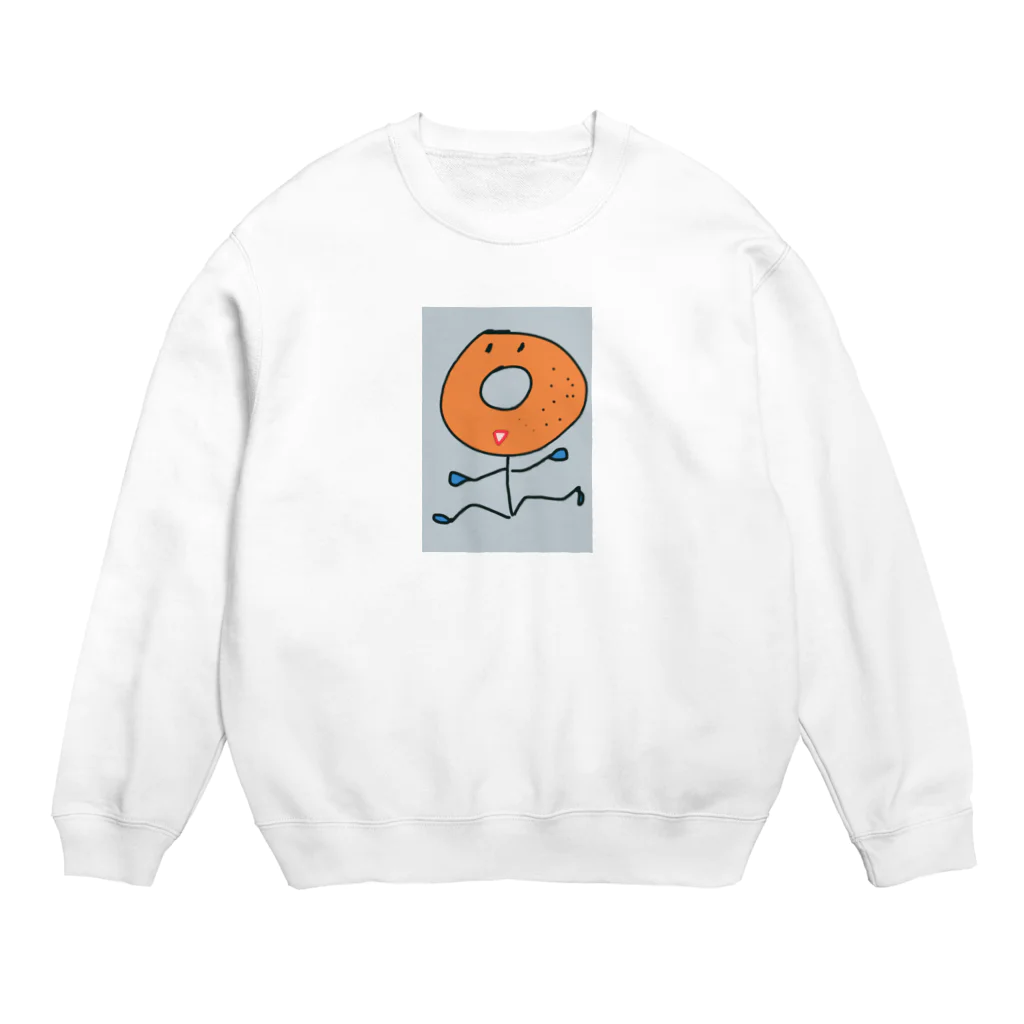 しょっぷ、ぽこぽこのドー・なつ夫 Crew Neck Sweatshirt