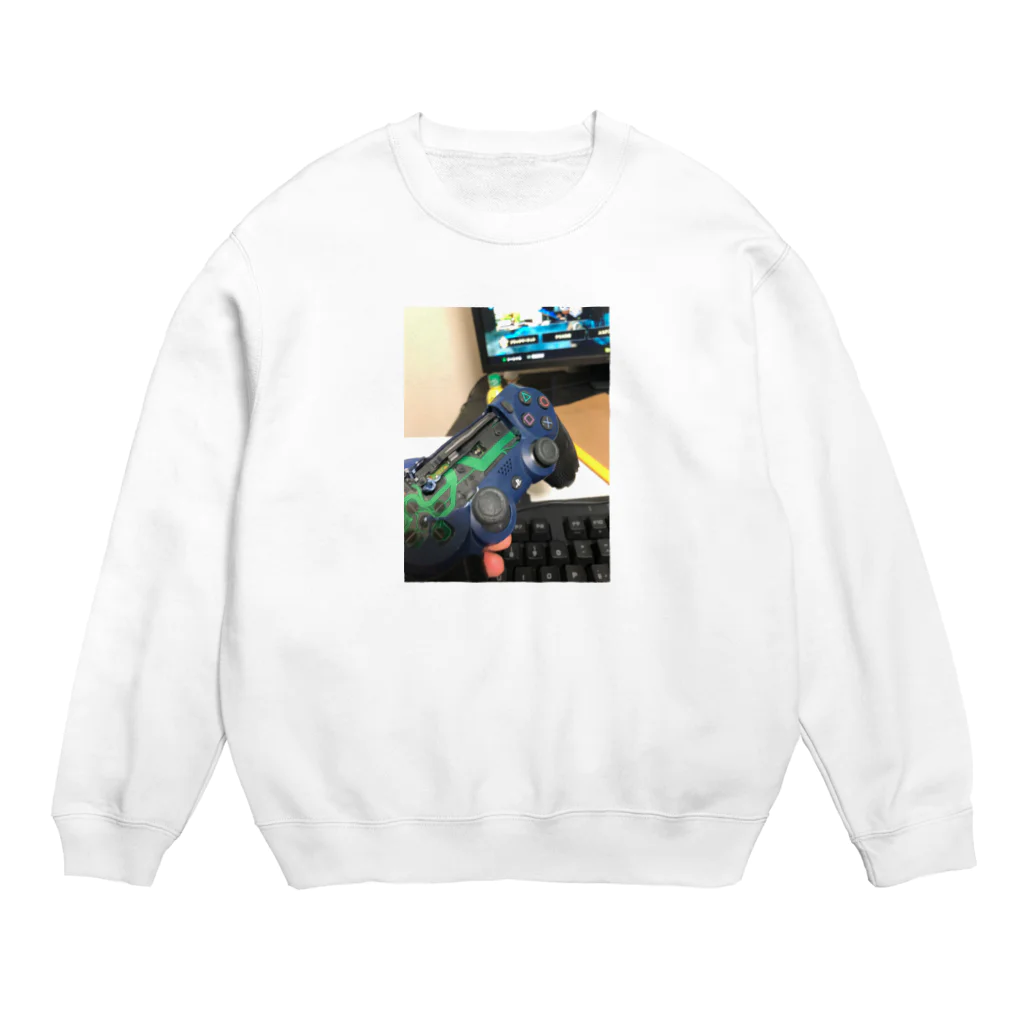 T-kaikiのゲーマー破壊神 Crew Neck Sweatshirt