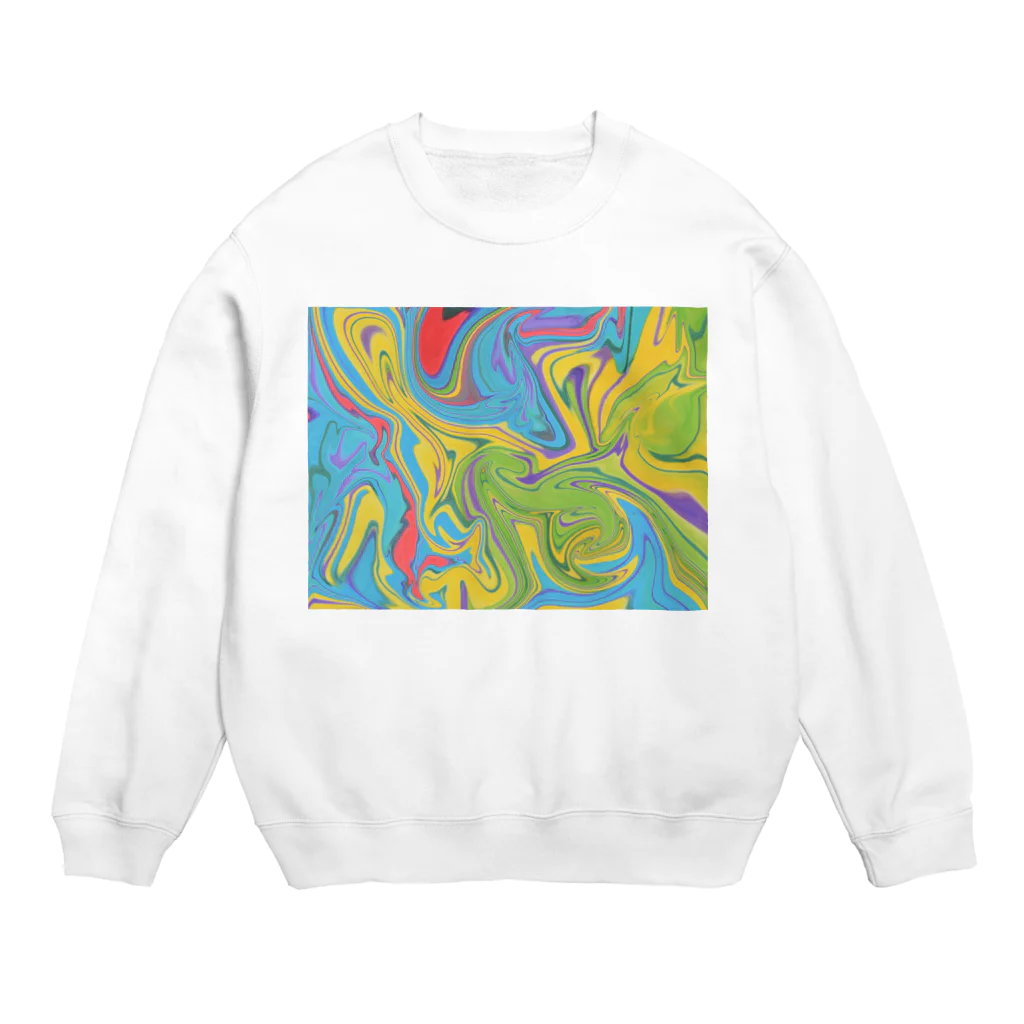 MatisyahuのColorful fluid Crew Neck Sweatshirt