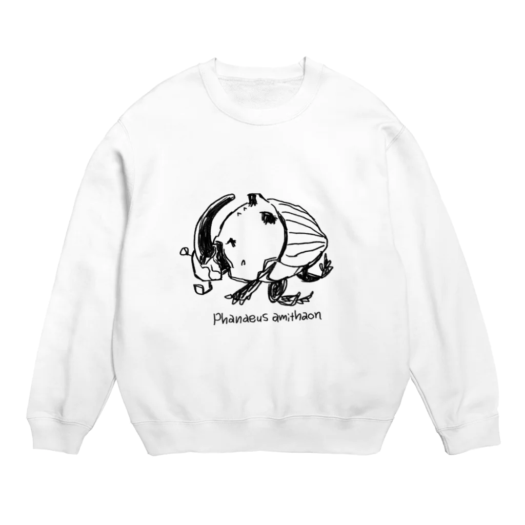 うーぴーのニジダイコクコガネ Crew Neck Sweatshirt