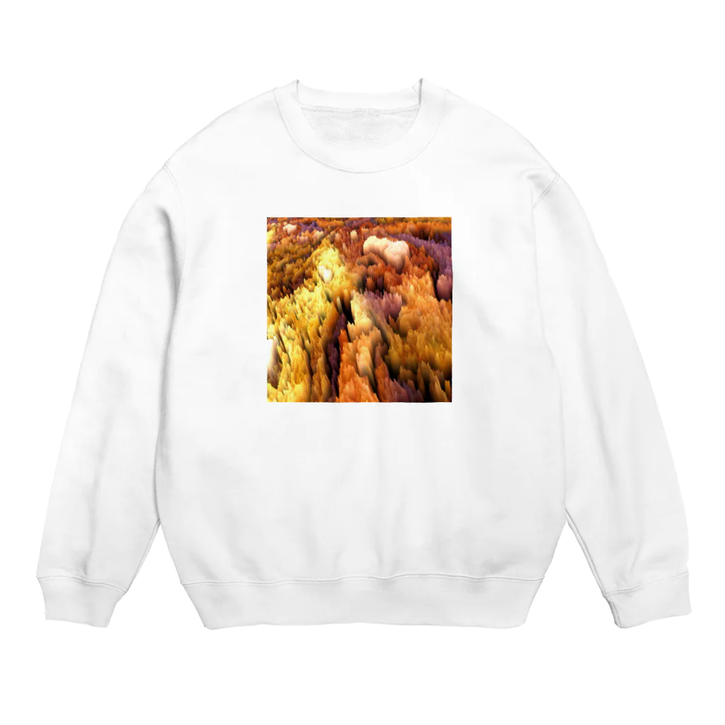 🍩tarojiro(たろじろ) shop🍩の捕らわれの土ロボット模様 Crew Neck Sweatshirt