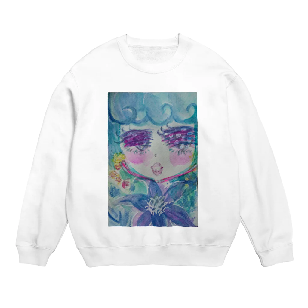 みそしるのクレマチス Crew Neck Sweatshirt