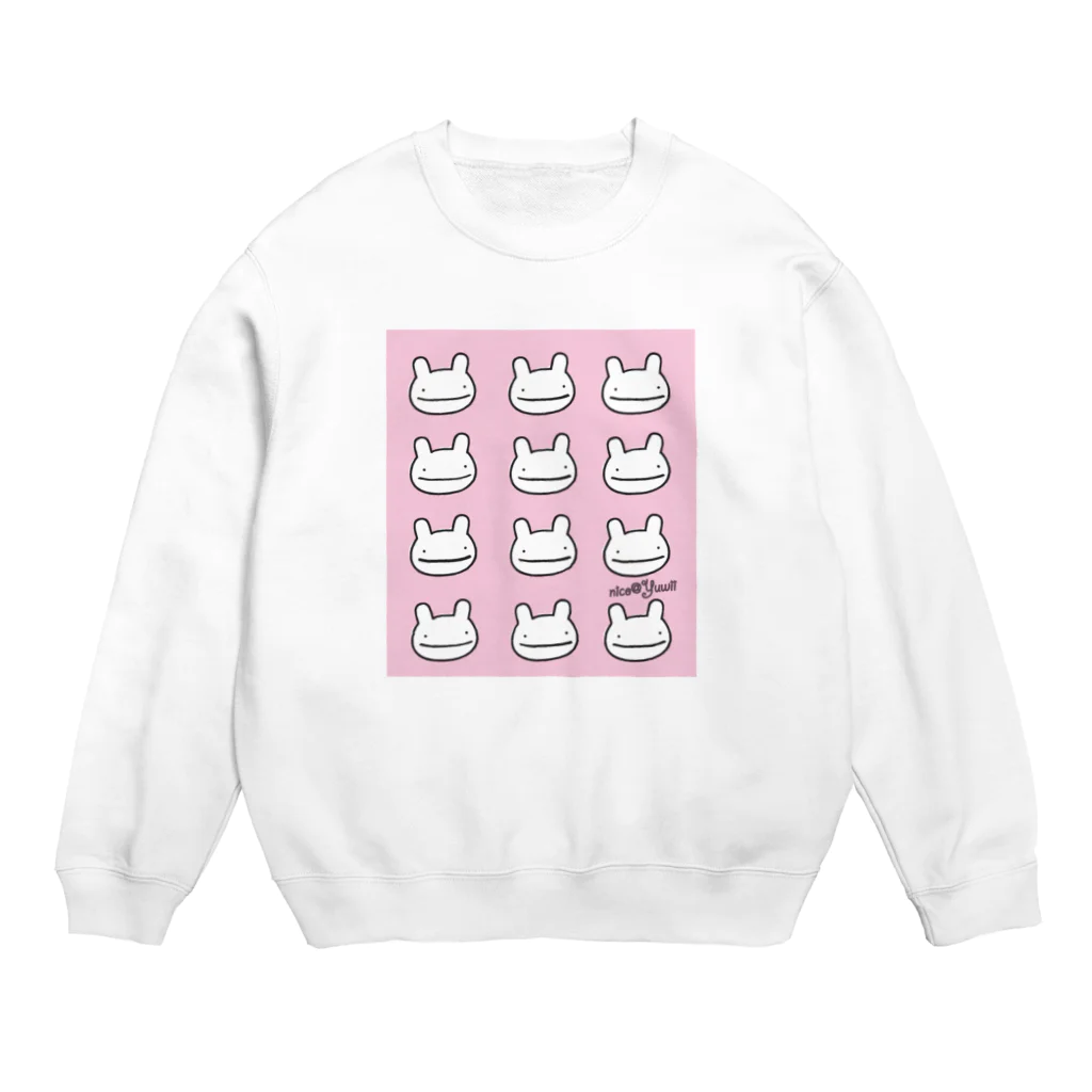 【Yuwiiの店】ゆぅぅぃーのnico★chan Crew Neck Sweatshirt