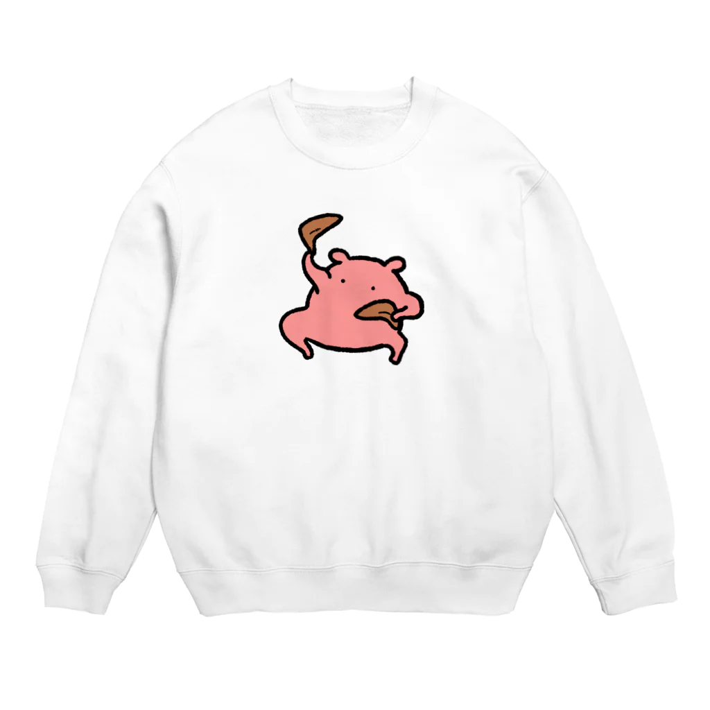 まいにちめんだこのお店の手羽先の舞 Crew Neck Sweatshirt