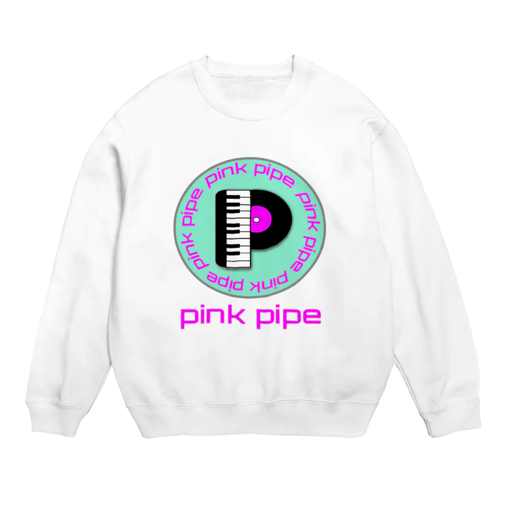 PinkPipeのPinkPipeオリジナルグッズ ピアノレコード Crew Neck Sweatshirt