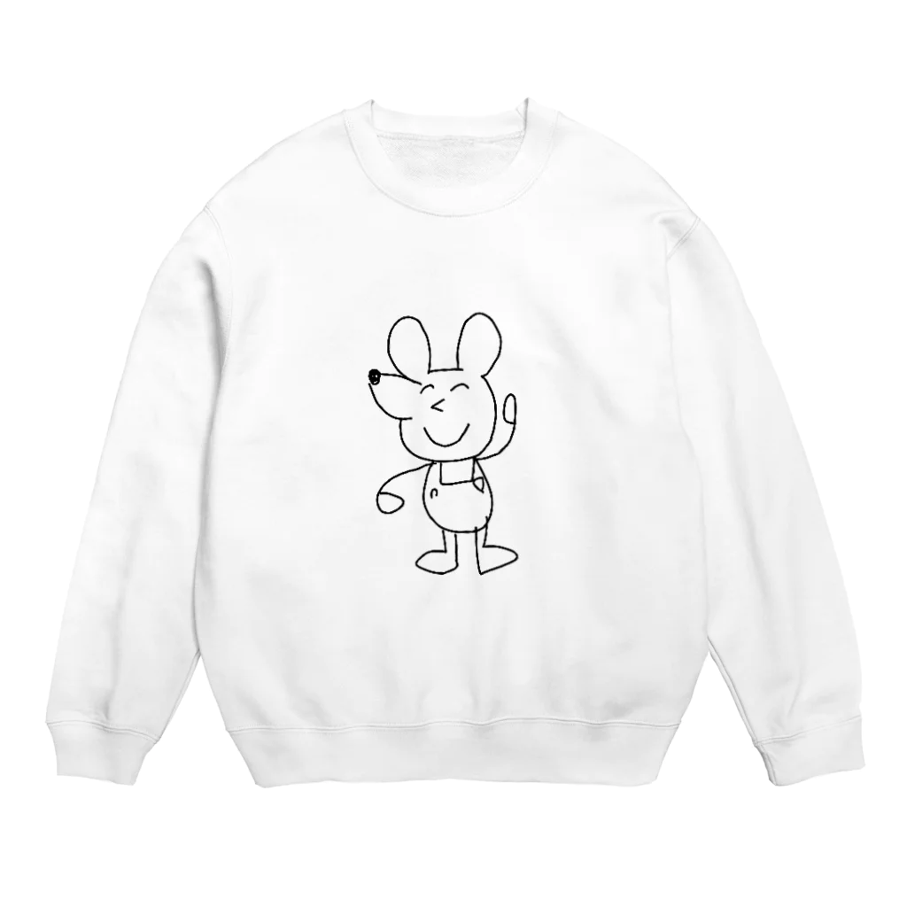 愁夜のじょんずくん Crew Neck Sweatshirt