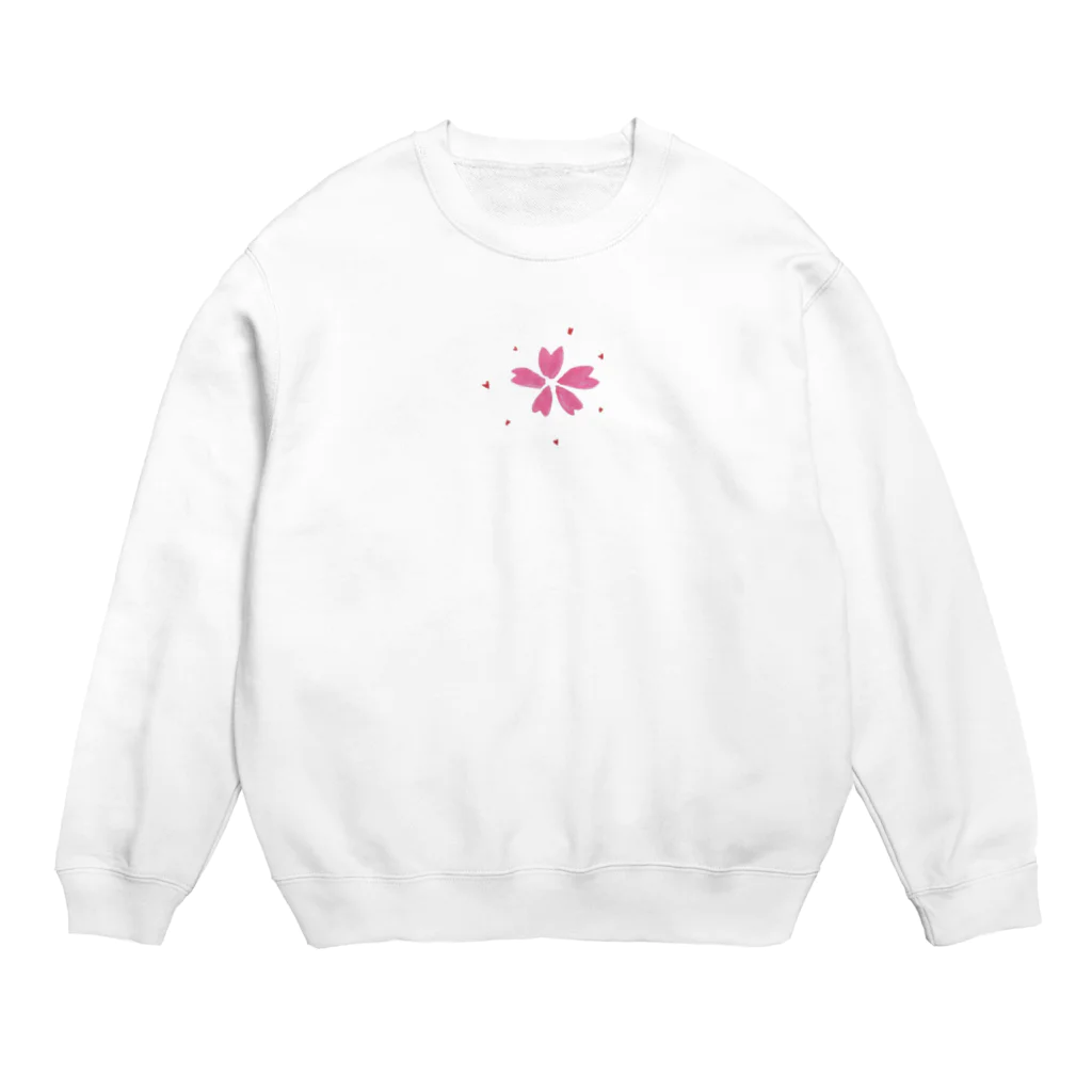 sinn_hiroのさくら Crew Neck Sweatshirt