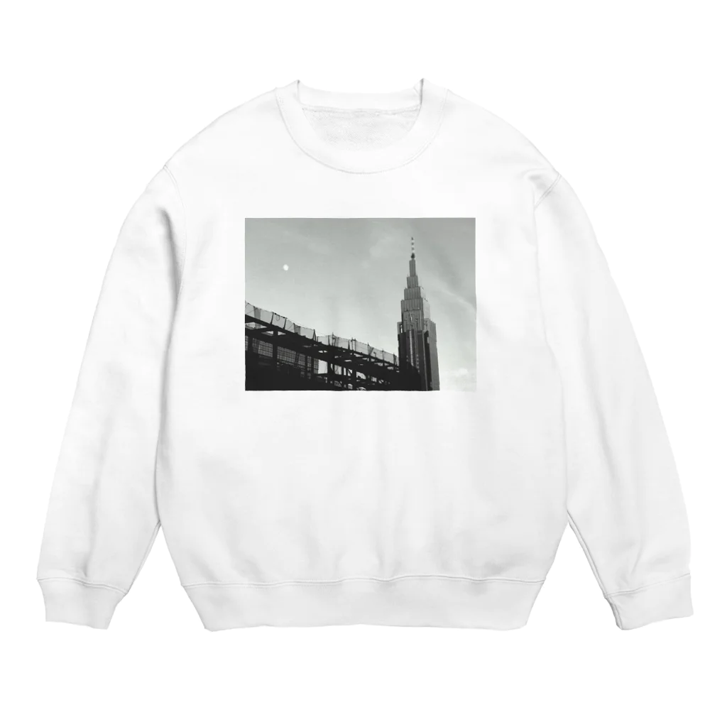 Kantaの時計塔と月 Crew Neck Sweatshirt