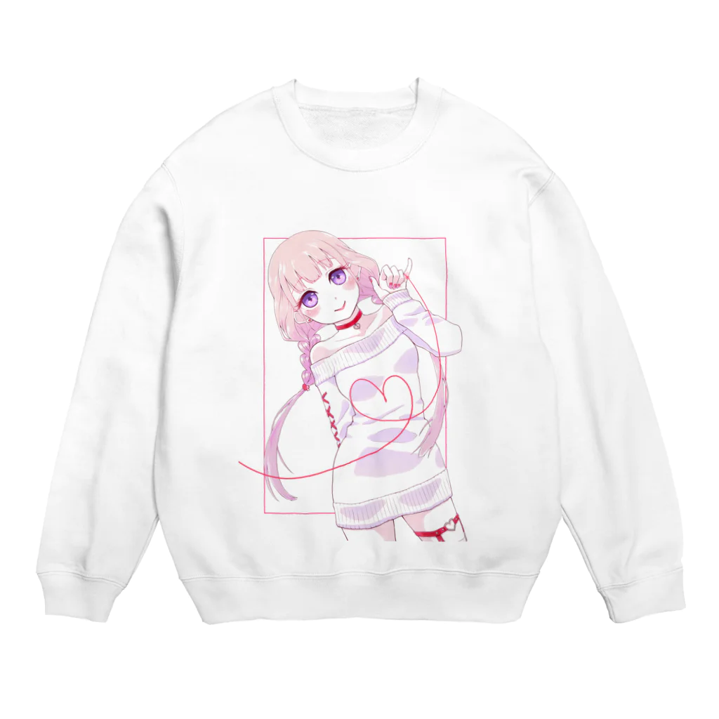 ゆきちのヤンデレ少女 Crew Neck Sweatshirt