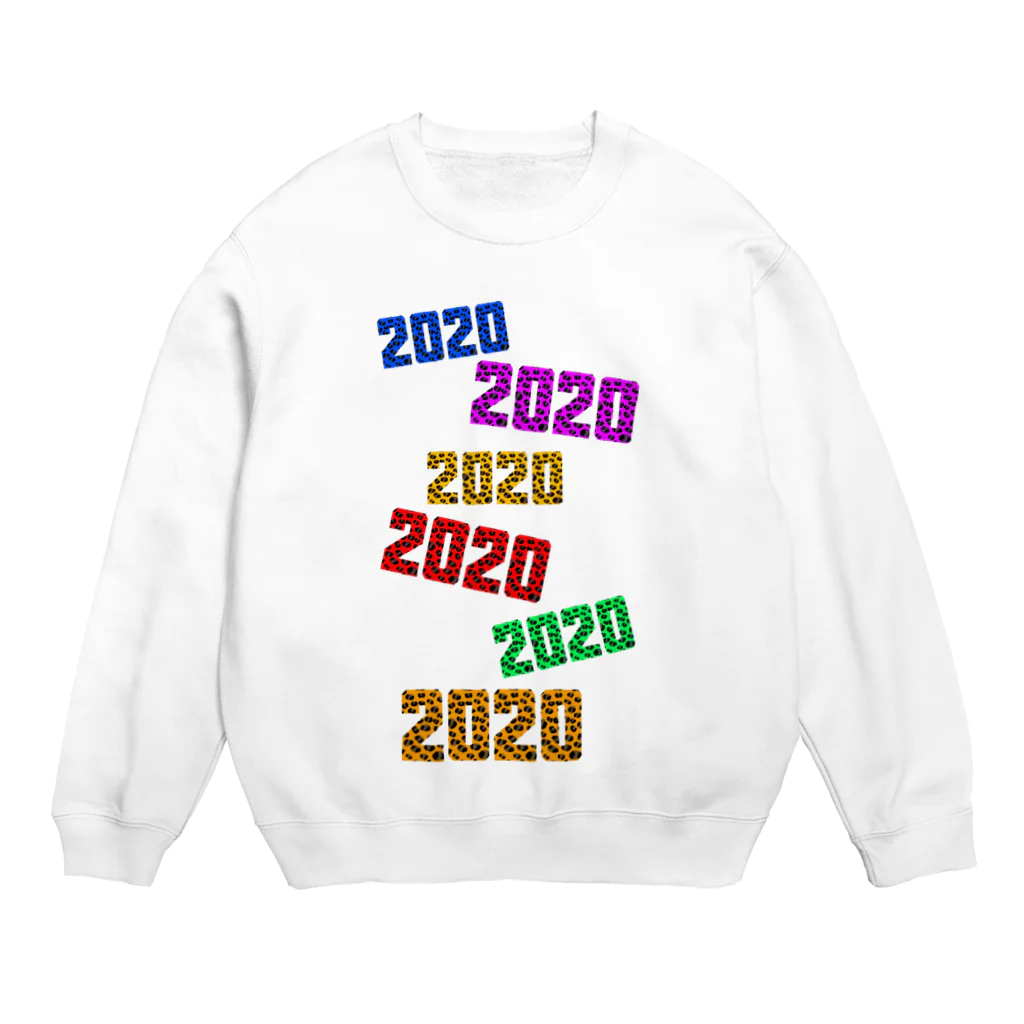 Hi-Bo©️の熱い2020　ヒョウ柄 Crew Neck Sweatshirt