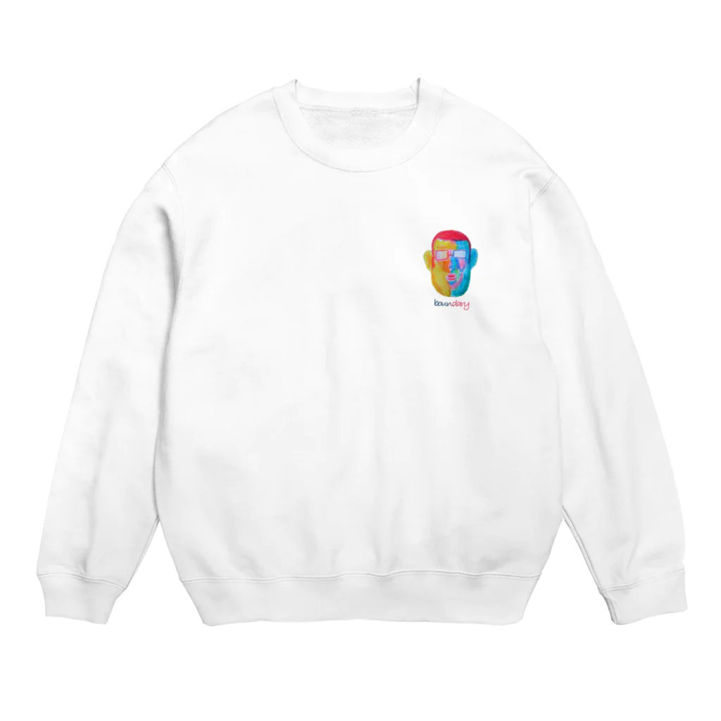 六尺三太郎の境界杭 Crew Neck Sweatshirt