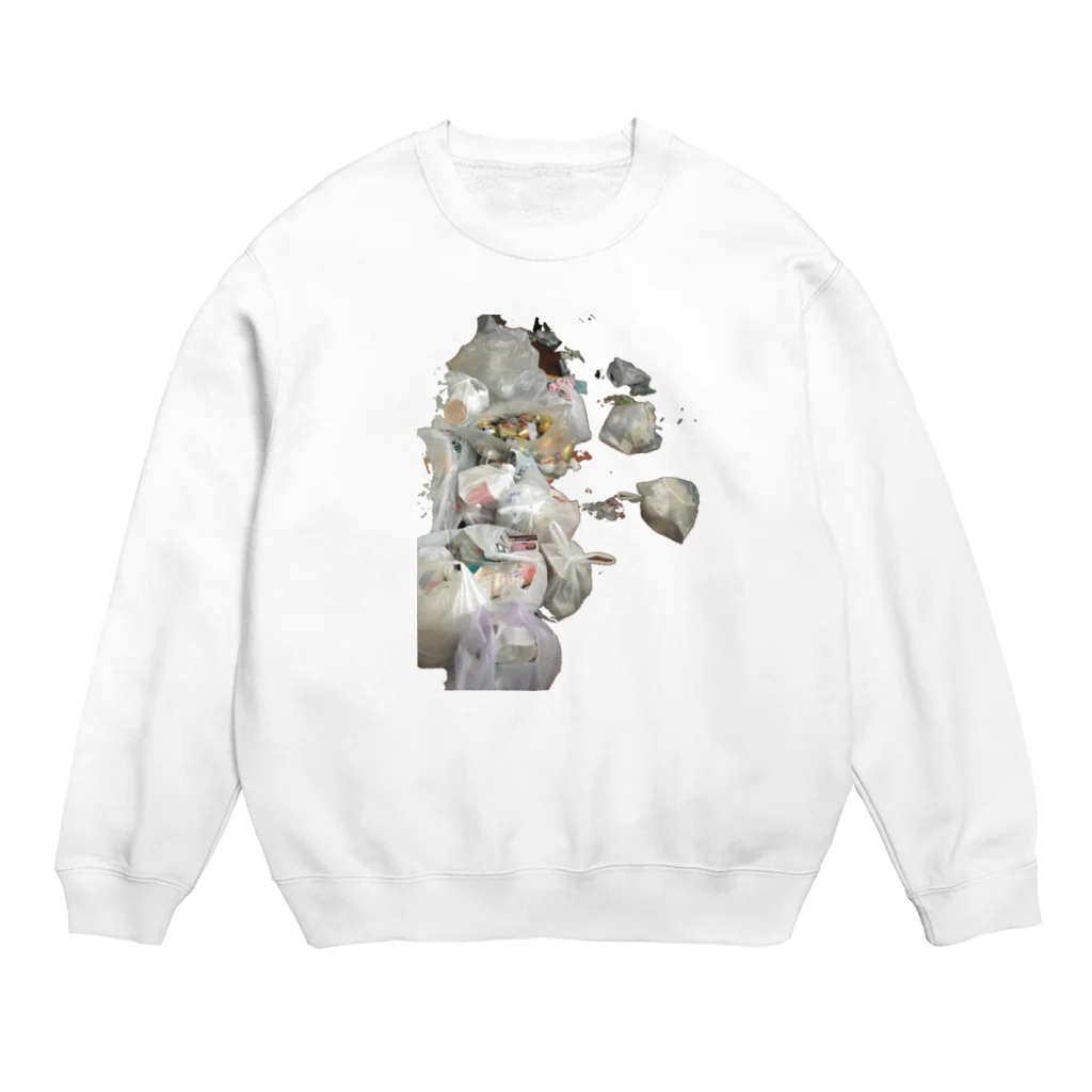 小島ふかせ画伯のボッタクリ商売のリサイクル Crew Neck Sweatshirt