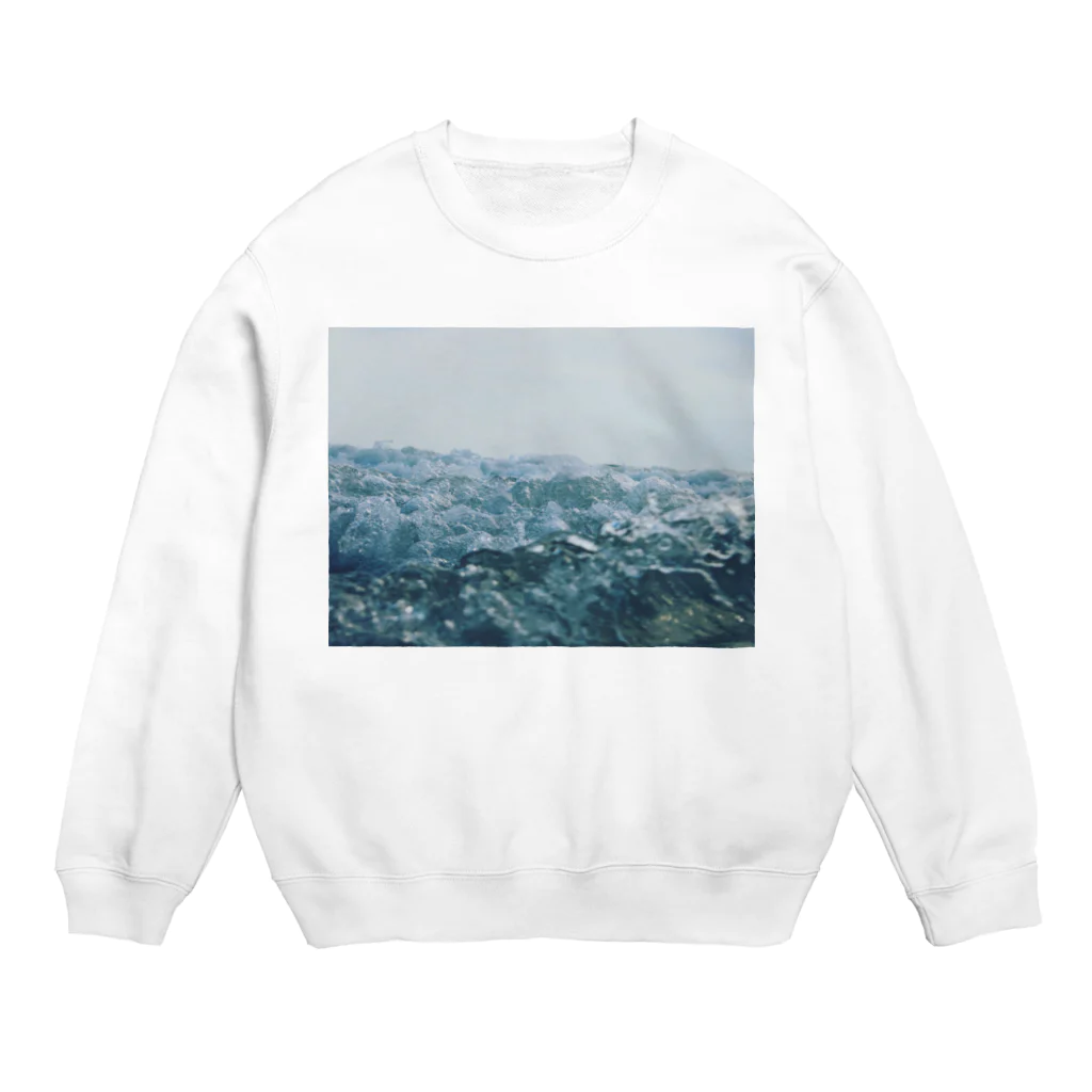 ユーサクのWater is the root of everything Crew Neck Sweatshirt