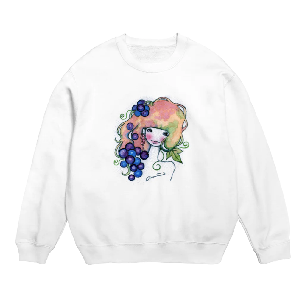 kaeruruの葡萄 Crew Neck Sweatshirt