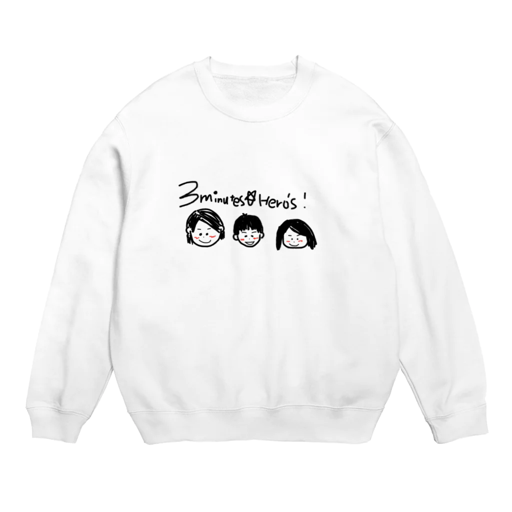 mykiiinuの3minutes★Hero's Crew Neck Sweatshirt