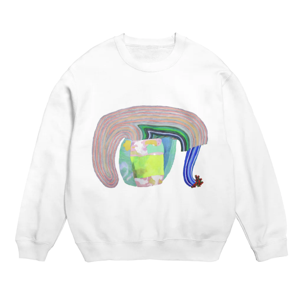 ふっかふっかひゅーんのぐんぐんどーう Crew Neck Sweatshirt