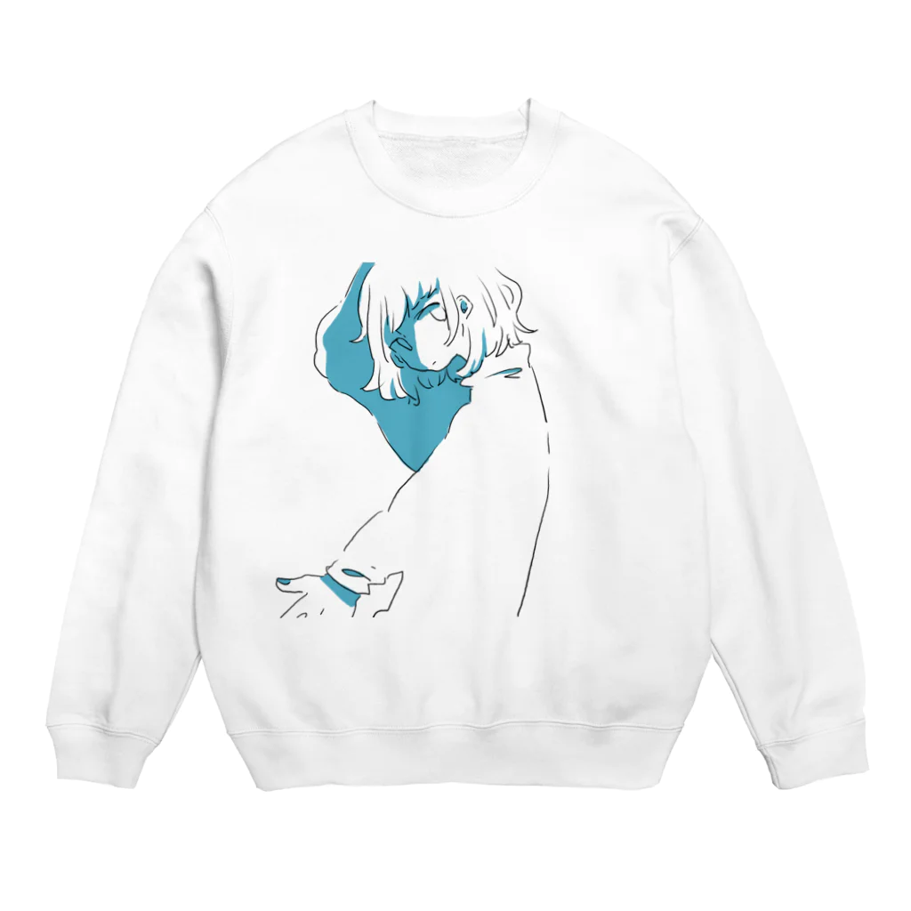 いいこのけだるげちゃん Crew Neck Sweatshirt