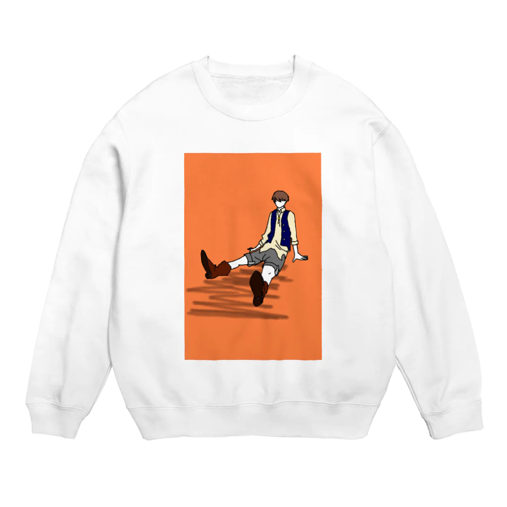 そらな＠おえかきのすわる Crew Neck Sweatshirt