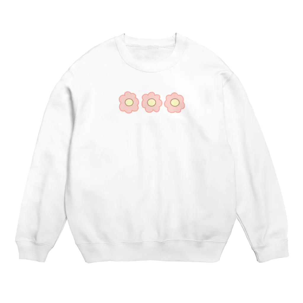 にょろりん侍のおはな Crew Neck Sweatshirt