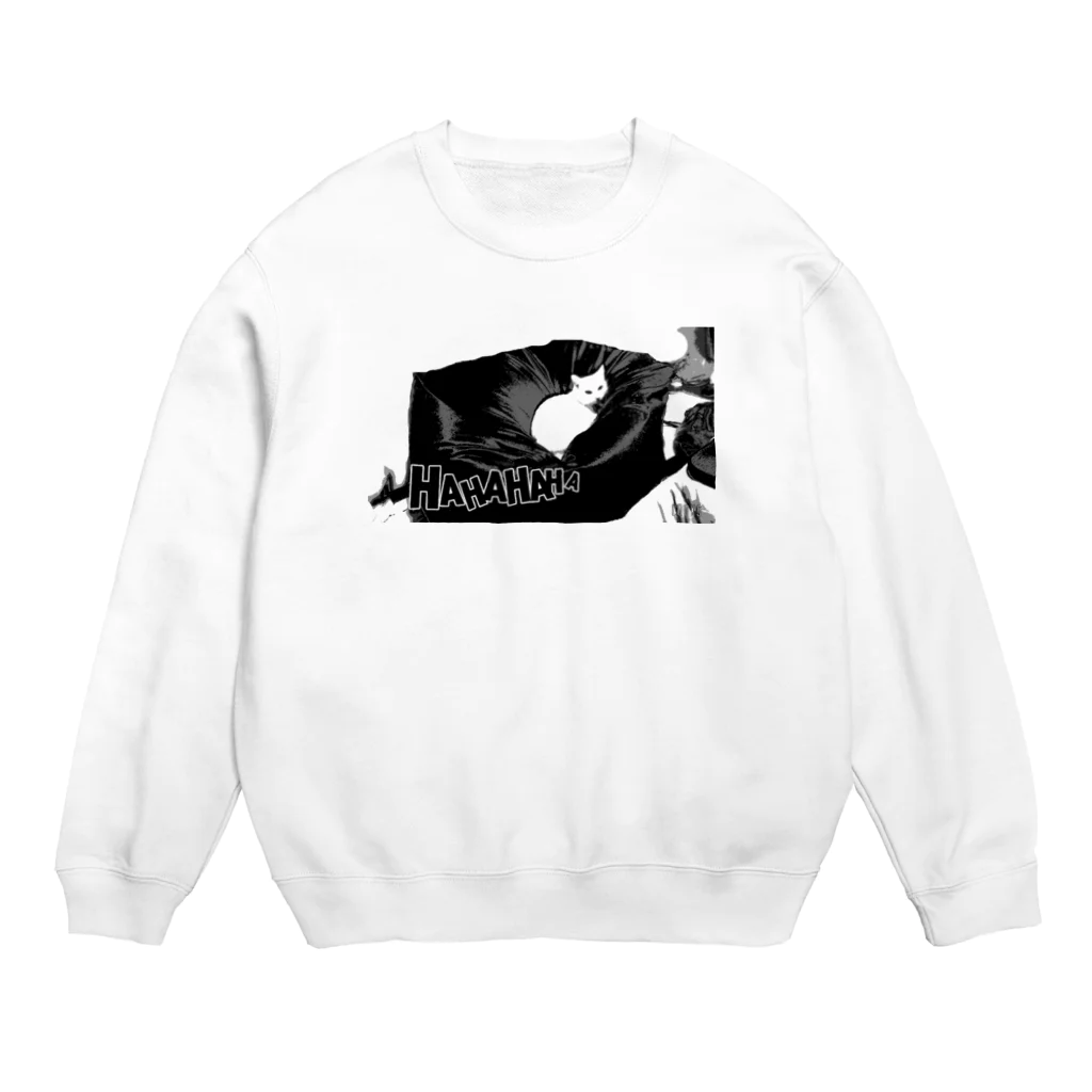 LUIS buleの猫のいるヤクザ事務所 Crew Neck Sweatshirt