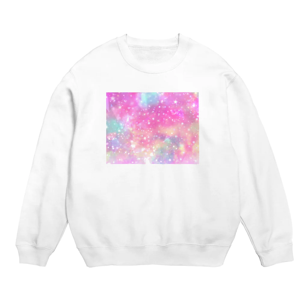 れなしやのカラフル☆ギャラクシー Crew Neck Sweatshirt