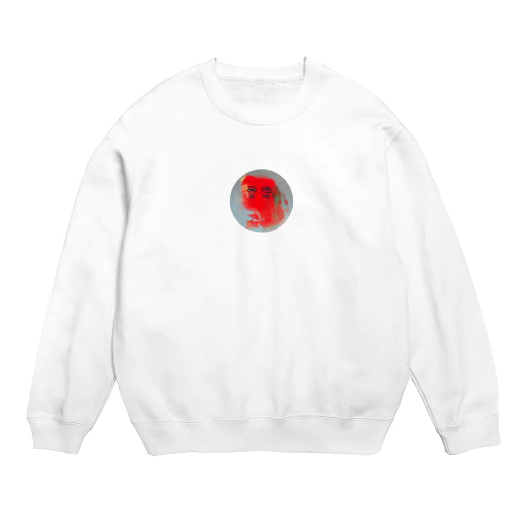 MIKICHANsugoiの赤丸 Crew Neck Sweatshirt