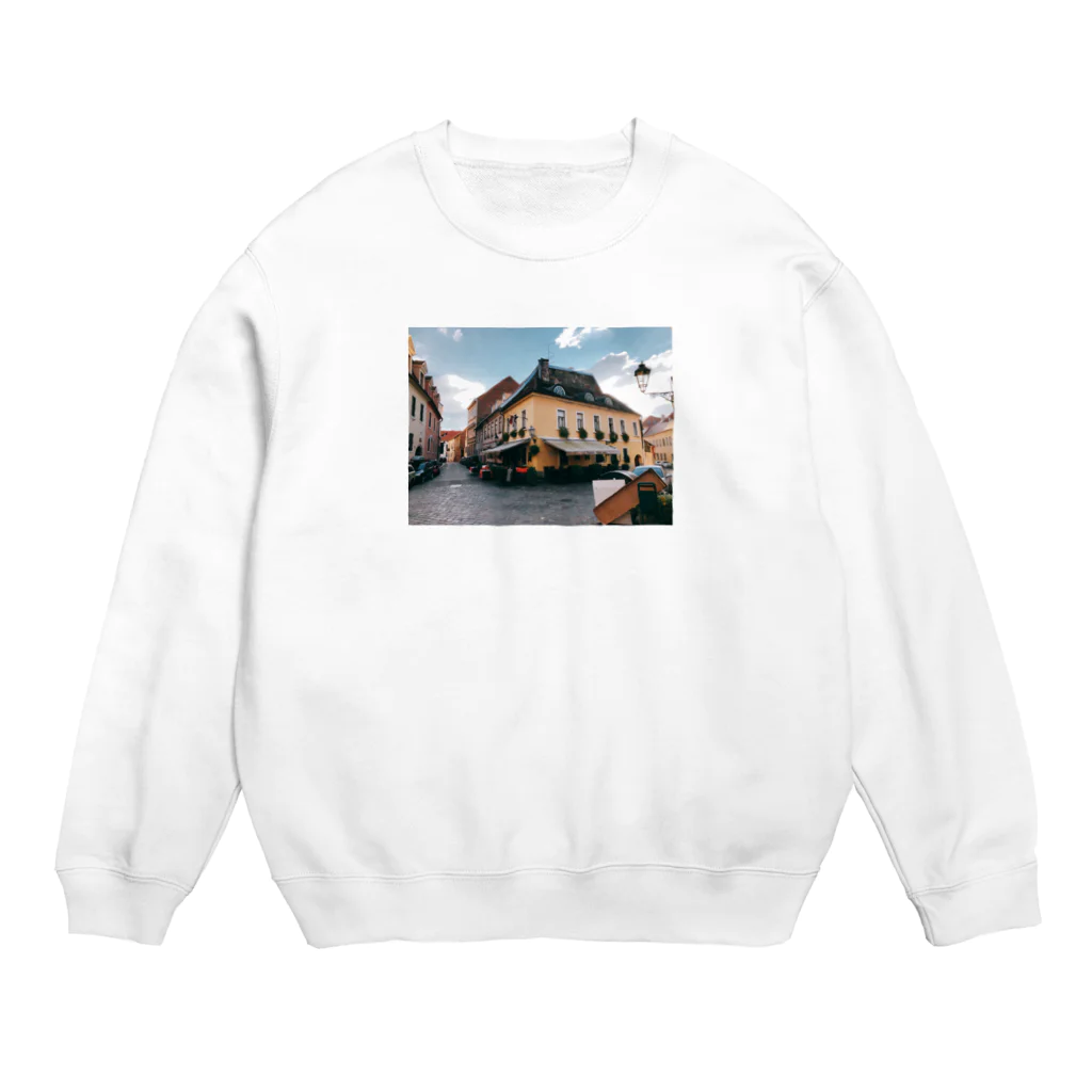 Hello のクロアチアの角 Crew Neck Sweatshirt