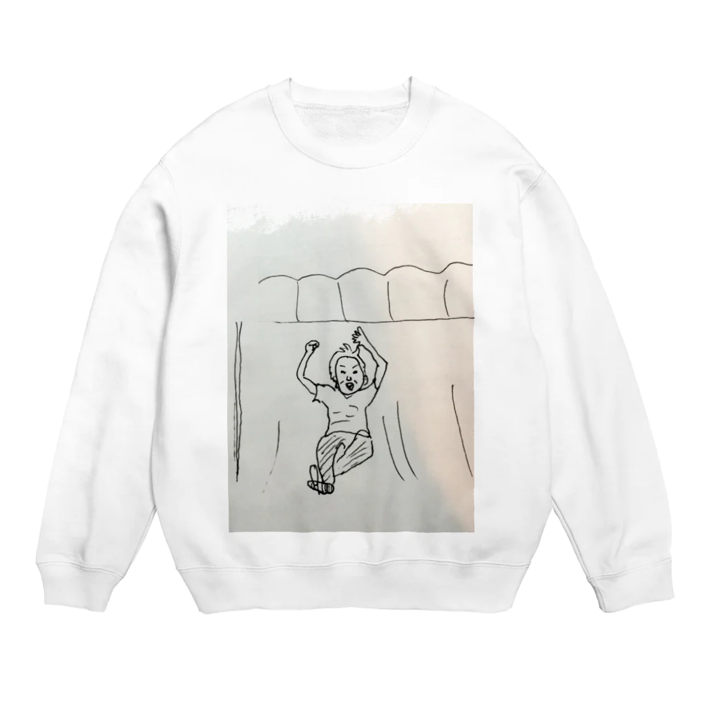 DJかいわれだいこんひらてぃんのまるで急降下 Crew Neck Sweatshirt