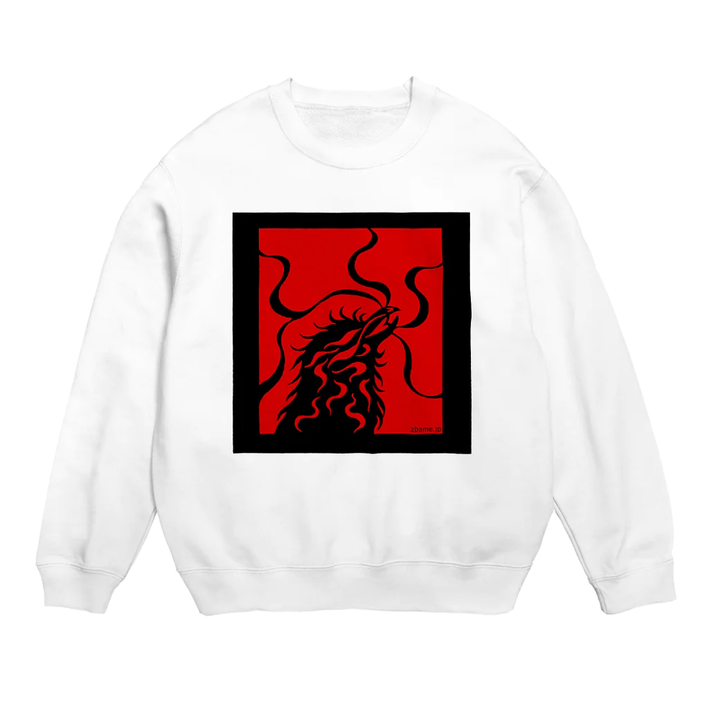 ツバメ堂のカラス（カラー） Crew Neck Sweatshirt