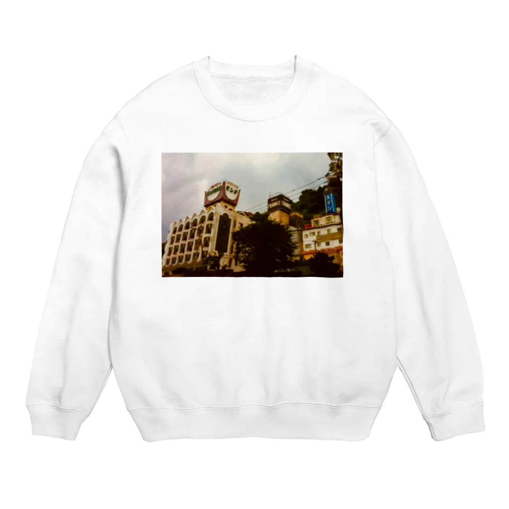 kichiの鹿児島 照国神社 ラブホテル Crew Neck Sweatshirt