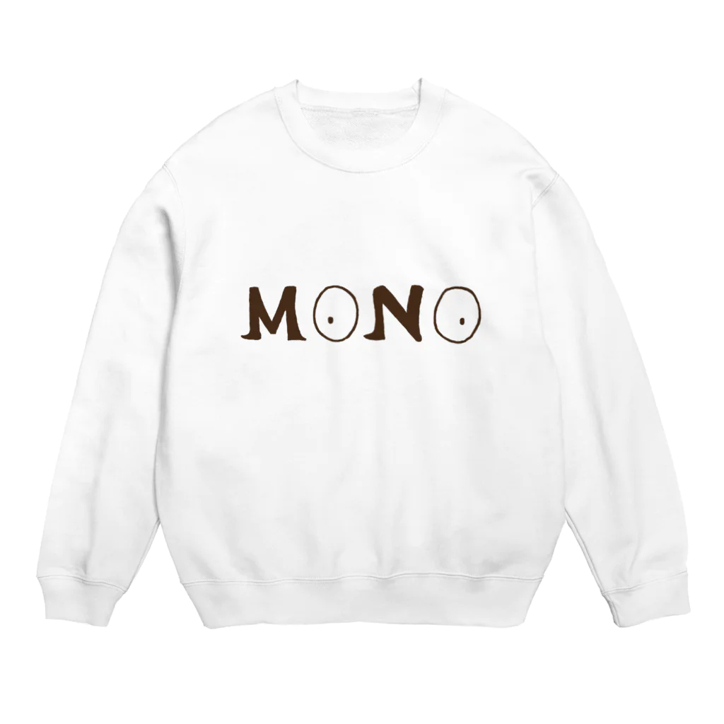 りすけのMONO(ロゴ) Crew Neck Sweatshirt