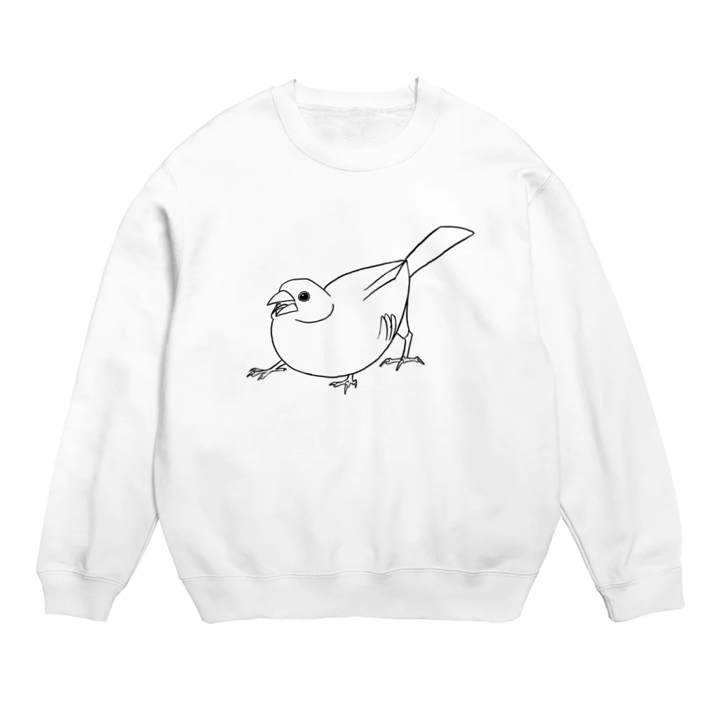 Soramameの文鳥グリフォン Crew Neck Sweatshirt