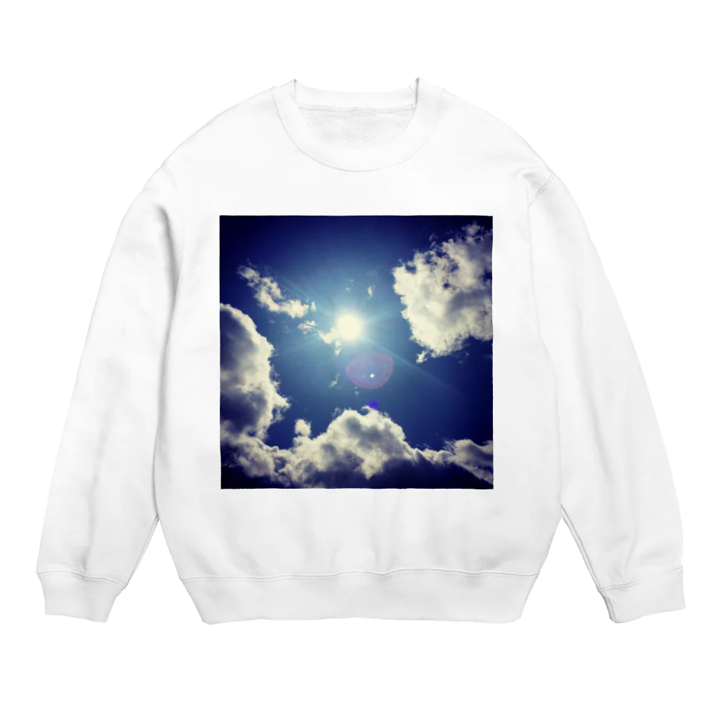 ❁さおーん❁のブルースカイ Crew Neck Sweatshirt