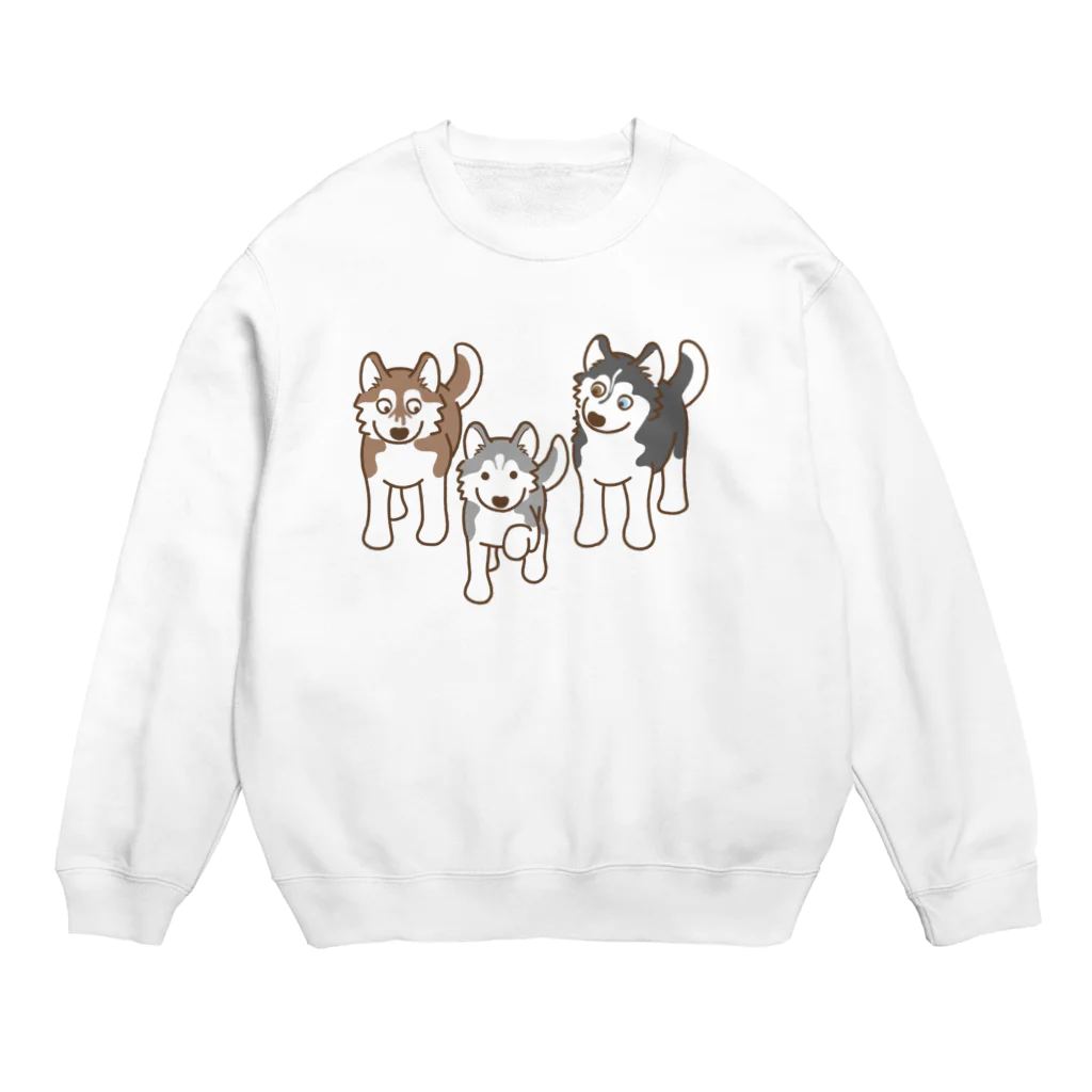  HUS×HUSのまねっこ銀ちゃん Crew Neck Sweatshirt