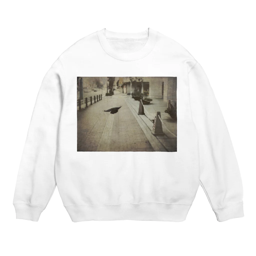 hiroshi_fujiの明烏 Crew Neck Sweatshirt