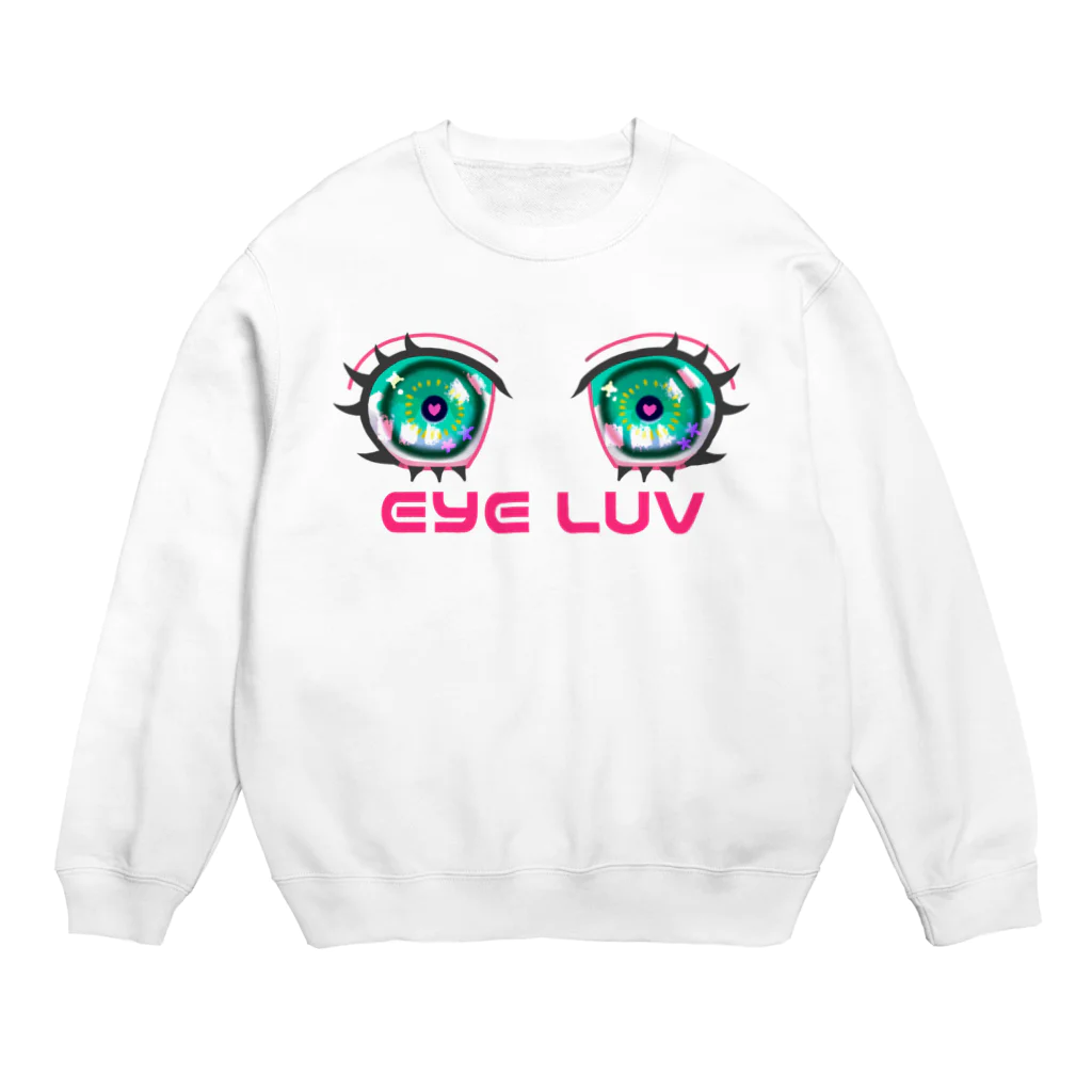 七味田飾品街のEYE LUV Crew Neck Sweatshirt