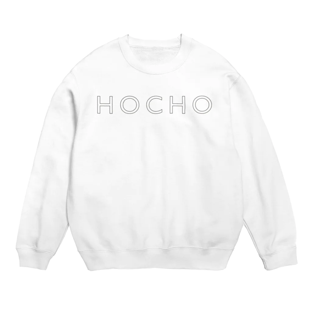 kahorifujiのHOCHO WHITE Crew Neck Sweatshirt