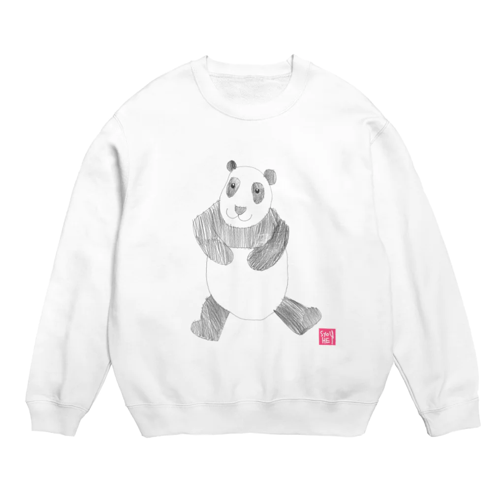 ★いろえんぴつ★のパンダさん Crew Neck Sweatshirt