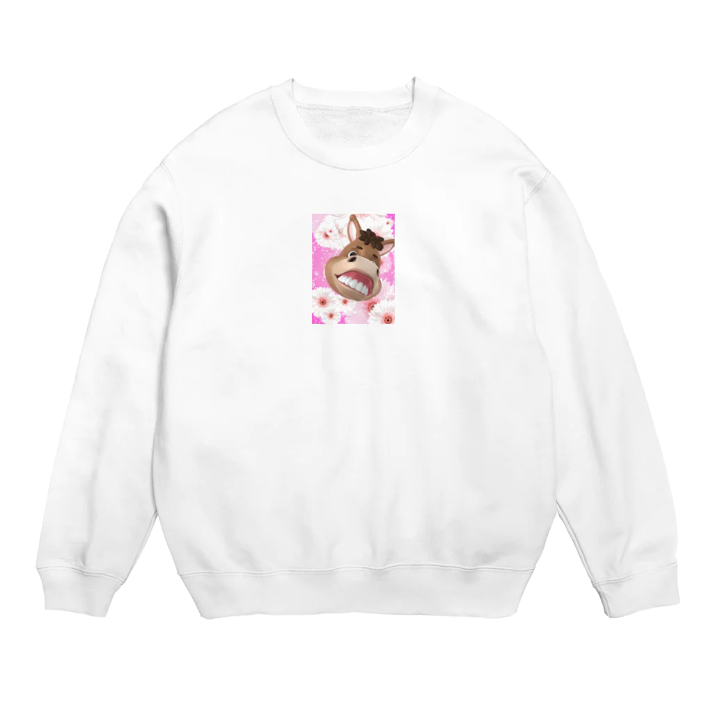 かっきーのたのしいろばかな？ Crew Neck Sweatshirt